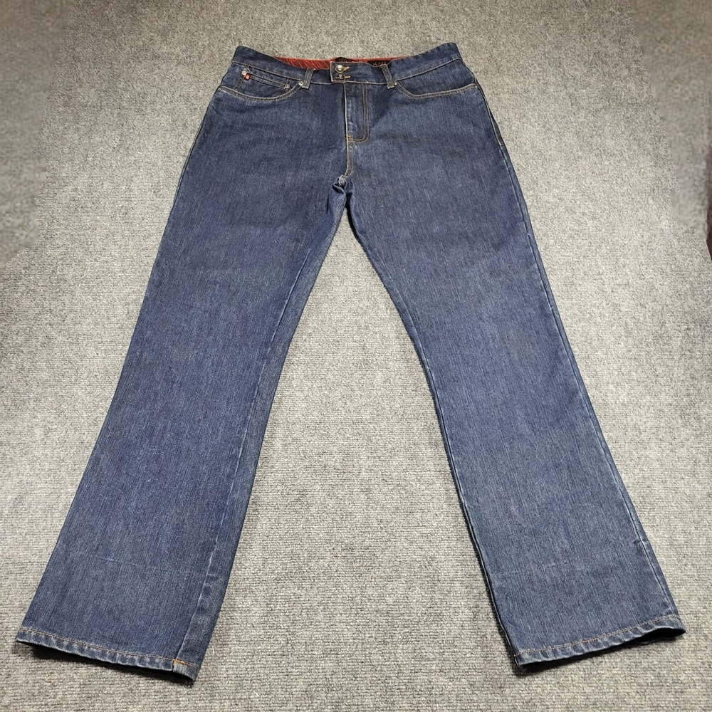Men's 36 Vintage éS Skateboarding Jeans Justin Eldridge Blue Denim Sole Tech Y2K